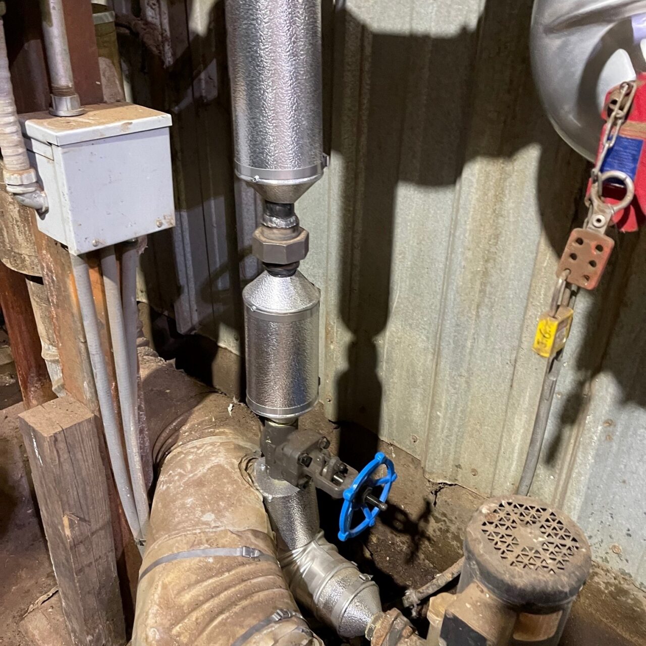 Boiler Room Recirc Line 1-2022