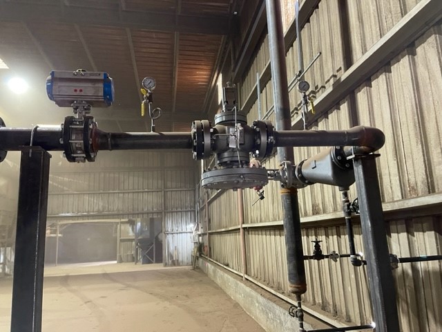 Production Room Steam Pressure Regulator and Automated Control Valve