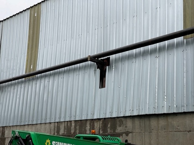 Steam Piping with Structural Supports